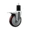 Service Caster 5'' Maroon Poly Swivel 1-3/4'' Expanding Stem Caster Total Lock Brake SCC-EXTTL20S514-PPUB-MRN-134 - alternate 1